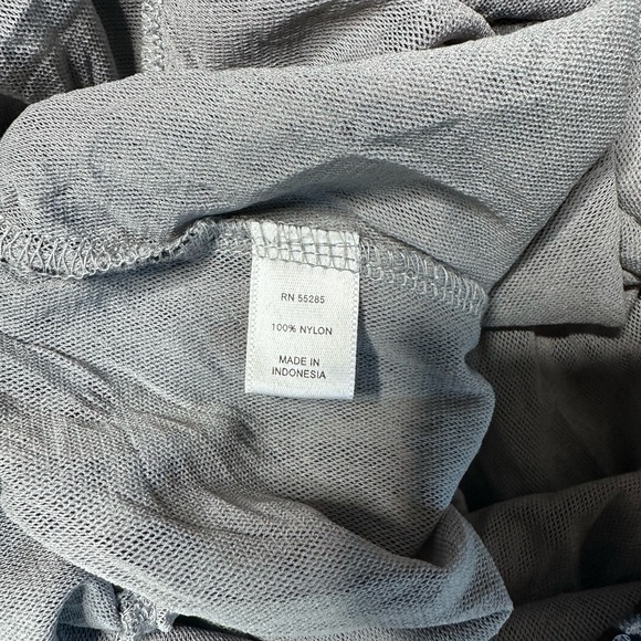 Express Black and Gray Animal Print Blouse - Picture 6 of 7